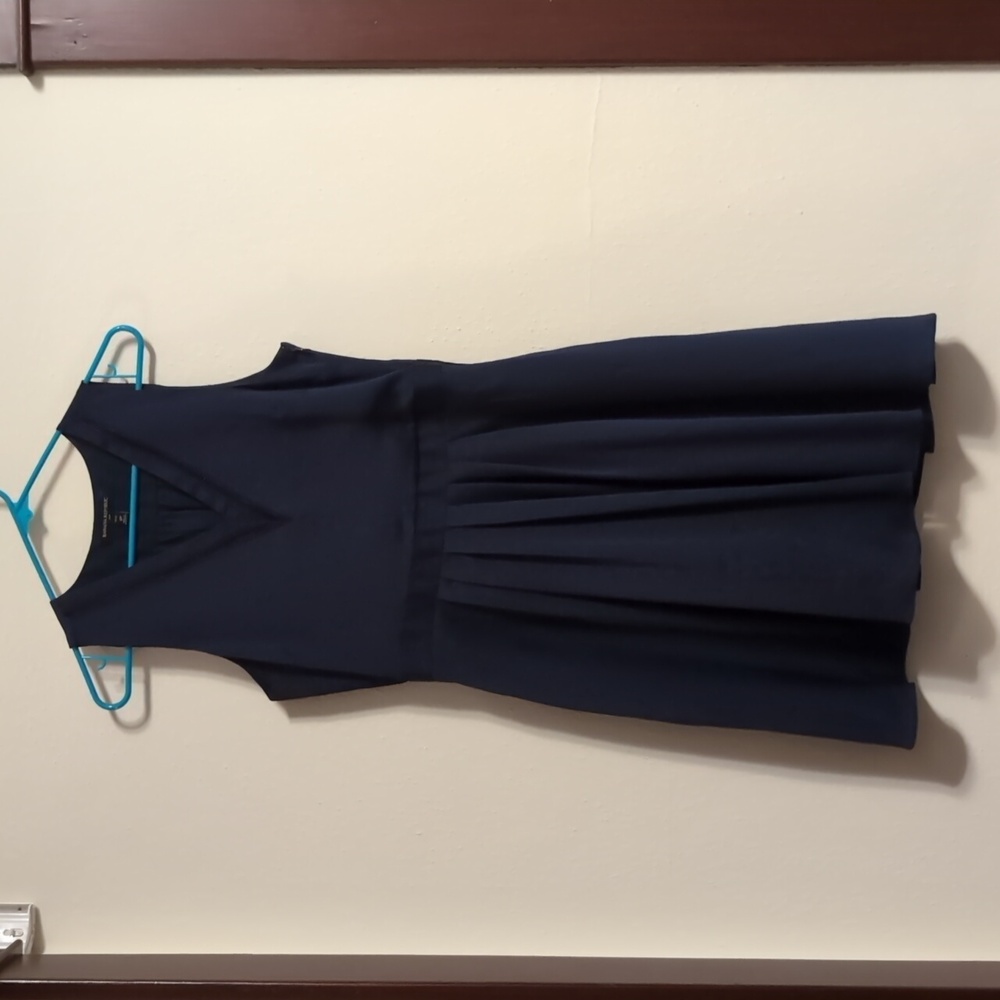 Banana Republic Navy Sleeveless Dress